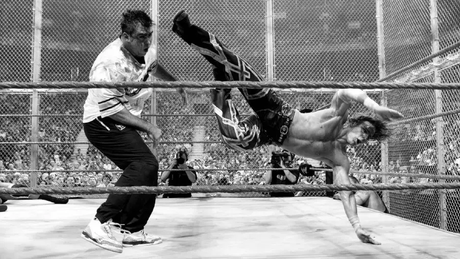 Shawn michaels shane mcmahon hell in a cell unforgiven 2006